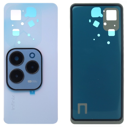 Задня кришка Infinix Hot 40 X6836 (синя оригінал Китай зі склом камери)