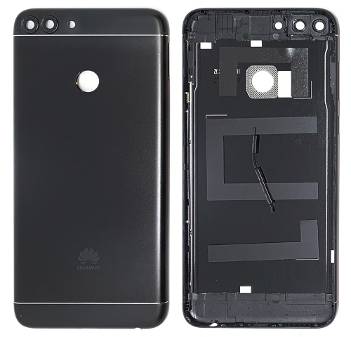 Задняя крышка Huawei P Smart FIG-LX1 (черная оригинал Китай)