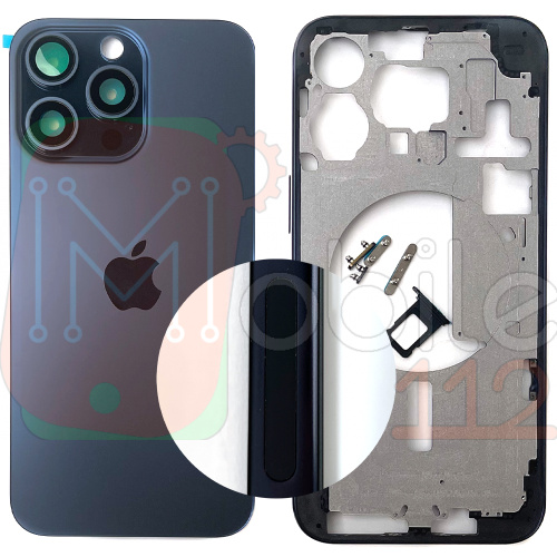 Корпус Apple iPhone 15 Pro Max у зборі (синій, Blue Titanium US без SIM)