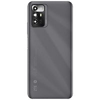 Задняя крышка ZTE Blade A72 5G (серая оригинал Китай со стеклом камеры)