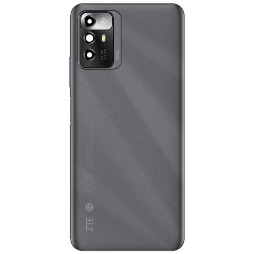Задня кришка ZTE Blade A72 5G (сіра оригінал Китай зі склом камери)