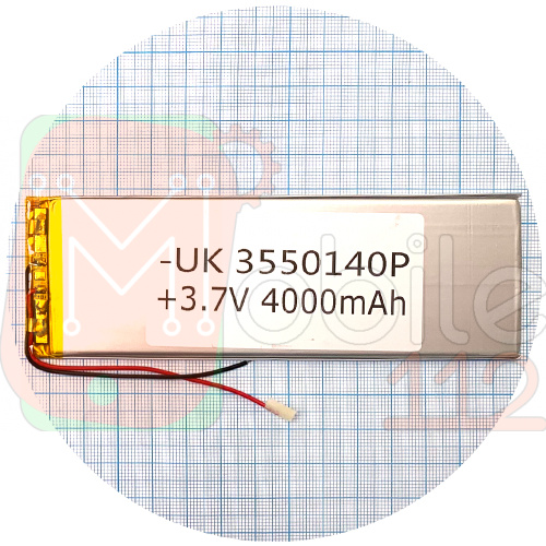 Акумулятор універсальний 3550140Р 136 x 52 x 3 мм 4000 mAh 3.7V