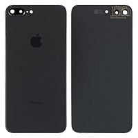 Задня кришка Apple iPhone 8 Plus (чорна оригінал Китай зі склом камери)