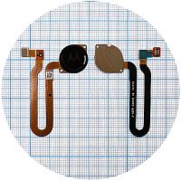 Шлейф Motorola XT1970 One Vision, XT2013 One Action зі сканером відбитка пальця (чорний)