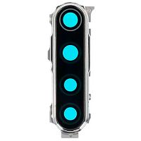 Скло камери Xiaomi Redmi Note 8, Redmi Note 8T (у білій рамці)