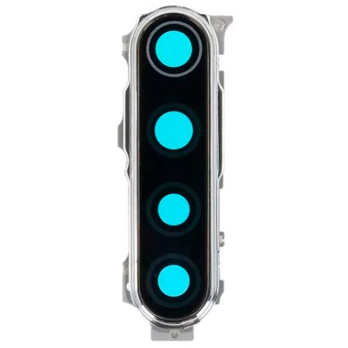 Стекло камеры Xiaomi Redmi Note 8, Redmi Note 8T (в белой рамке)