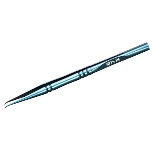 Пінцет Mechanic TX-15 вигнутий гострий, немагнітний, 140 мм