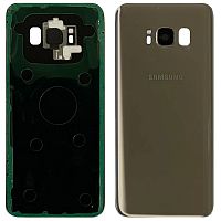 Задняя крышка Samsung Galaxy S8 G950F (золотистая Original New со стеклом камеры)