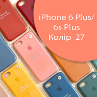 Чохол Silicone case для iPhone 6 Plus, 6S Plus (рожевий №27)