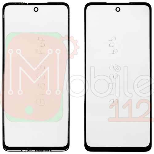 Стекло дисплея Motorola Moto G04 XT2421-2 (OCA Pro с пленкой)