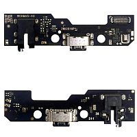 Шлейф Xiaomi Redmi A5 4G с разъемами зарядки, наушников и микрофоном - нижняя плата (AAA)