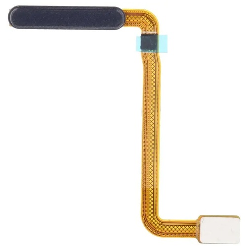 Шлейф Samsung Galaxy M54 M546B с кнопкой включения и сканером отпечатка пальца (AAA синий)