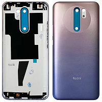 Задняя крышка Xiaomi Redmi 9 M2004J19G (розово - голубая оригинал Китай)