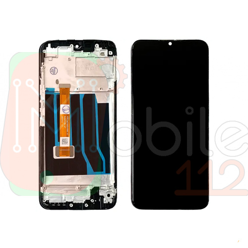 Дисплей Realme C11 2020, C12 C15 Narzo 30A + тачскрин (с рамкой FPC-HTF065H051-A2)