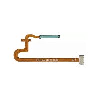 Шлейф Oppo A57 4G, A58 4G, A78 5G, A79 со сканером отпечатка пальца (зеленый)