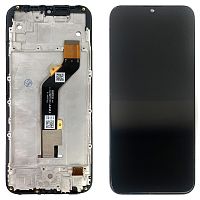 Дисплей Tecno Spark 6 Go KE5j з тачскріном (FPC6504-9 оригінал Китай з рамкою)