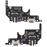 Шлейф ZTE Blade A72 4G, A72 5G з роз'ємами зарядки, навушників та мікрофонів - нижня плата (AAA)
