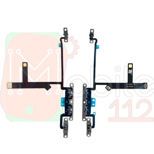Шлейф Apple iPhone XS с кнопками громкости (AAA)