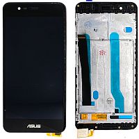 Дисплей Asus ZenFone 3 Max ZC520TL X008D + тачскрин (черный с передней панелью)