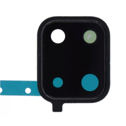 Скло камери Samsung Galaxy Note 10 Lite N770F (чорне у рамці)