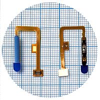 Шлейф Xiaomi Mi 11 Lite Mi 11 Lite 5G NE з кнопкою включення та сканером відбитка пальця (AAA блакитний)