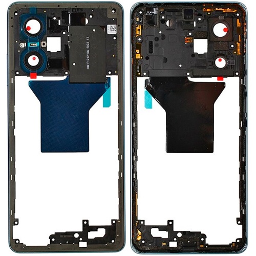 Рамка корпусу Xiaomi Poco X5 Pro (синя)