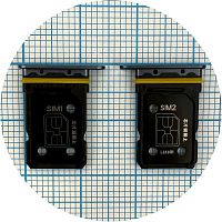 Тримач Sim картки Realme GT Neo 2 RMX3370 (сірий на 2 SIM)