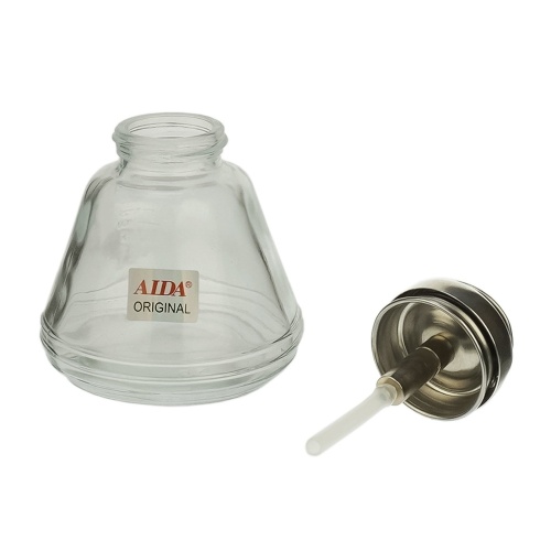 Ёмкость для спирта с дозатором Aida AD-18B, стеклянная, (180 ml) фото 3