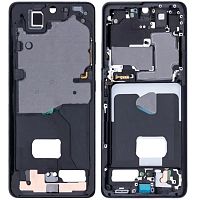 Рамка дисплея Samsung Galaxy S21 Ultra 5G (черная)