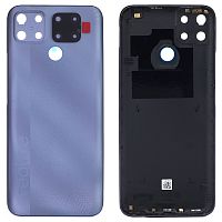 Задня кришка Realme C25, C25s (синя Original New зі склом камери)