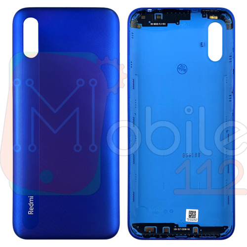 Задняя крышка Xiaomi Redmi 9A M2006C3LG (синяя оригинал Китай)