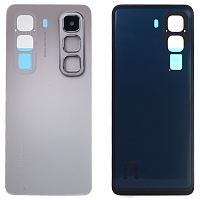 Задня кришка Infinix Hot 50 (сіра оригінал Китай зі склом камери)