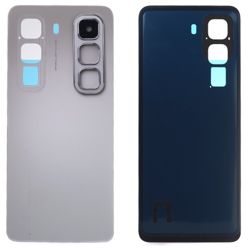 Задня кришка Infinix Hot 50 (сіра оригінал Китай зі склом камери)