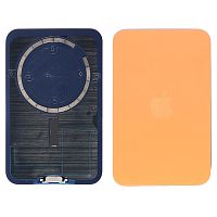 Задняя крышка Apple iPhone 17 Pro Max (оранжевая оригинал Китай с магнитом)