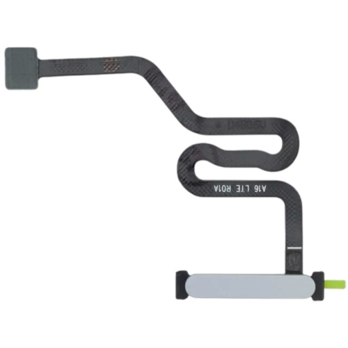 Шлейф Samsung Galaxy A16 4G A165F з кнопкою включення та сканером відбитка пальця (сірий оригінал Китай)