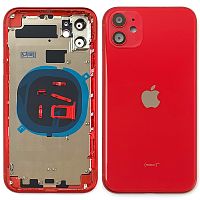 Корпус Apple iPhone 11 (красный AAAA)