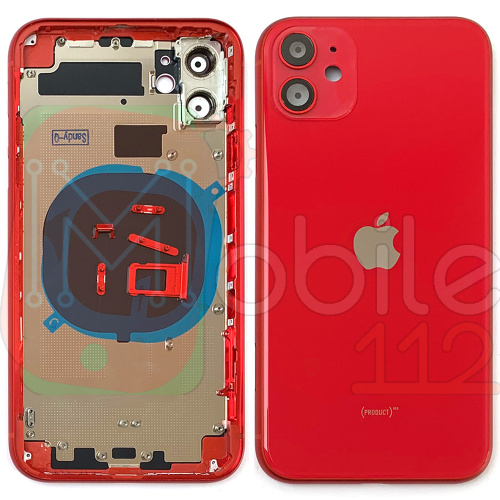 Корпус Apple iPhone 11 (красный AAAA)