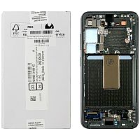 Дисплей Samsung Galaxy S23 5G S911 + тачскрин  (оригинал 100% с зеленой рамкой)