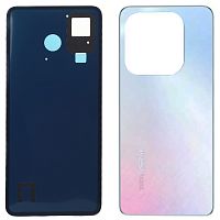 Задня кришка Tecno Spark 20 (біла, Cyber White оригінал Китай зі склом камери)