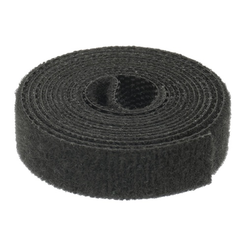 Кабельний органайзер Aida для стяжки дротів з липучкою, 10 мм x 1 м, чорний