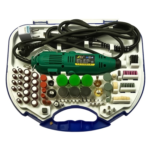 Бормашина в кейсі Aida A-063 (набір насадок для гравіювання, шліфування, полірування, 8000-31000 об/ хв, 220V, 260W) фото 2