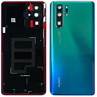 Задняя крышка Huawei P30 Pro VOG-L29 (сине-зеленая Original New со стеклом камеры)