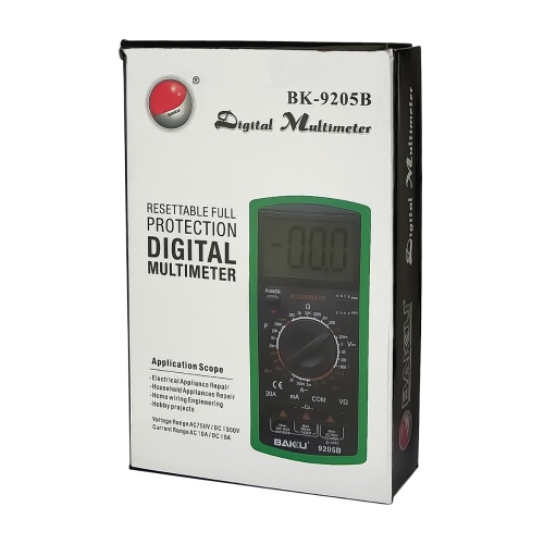 Мультиметр цифровий Baku BK-9205B з функцією автовідключення (струм до 20А) фото 5