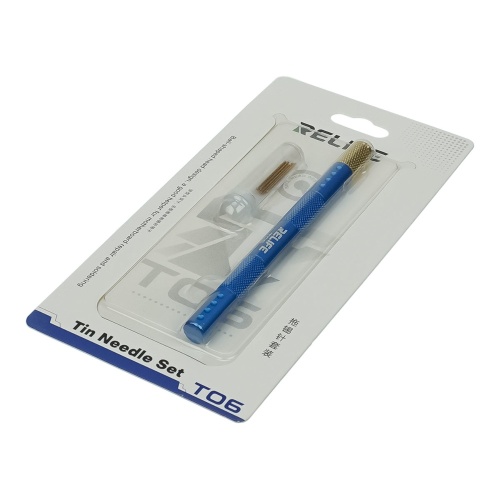 Набор для лужения печатных плат и микросхем Relife TO6 (ручка с цангой, 5 медных стержней с шариковыми наконечниками) фото 3 Набор для лужения печатных плат и микросхем Relife TO6 (ручка с цангой, 5 медных стержней с шариковыми наконечниками) фото 3