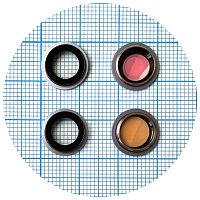 Скло камери Apple iPhone 11 (з фіолетовим кільцем - 2 шт)