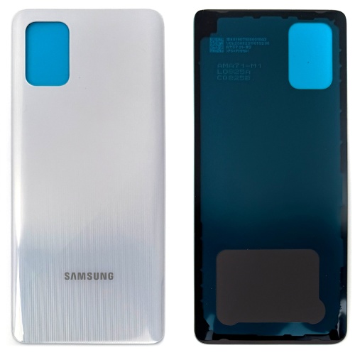 Задня кришка Samsung Galaxy A71 2020 A715F (срібляста оригінал Китай) фото 2