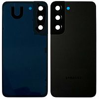 Задняя крышка Samsung Galaxy S22 5G S901B (черная оригинал Китай со стеклом камеры)