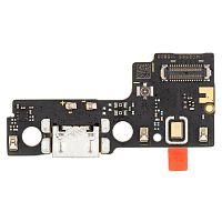 Шлейф Xiaomi Redmi 12C, Poco C55 з роз'ємом зарядки та мікрофоном - нижня плата (оригінал Китай)