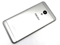 Задня кришка Meizu M3s Y685 (срібляста оригінал Китай)