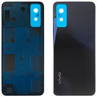 Задняя крышка Vivo Y20 (черная оригинал Китай)